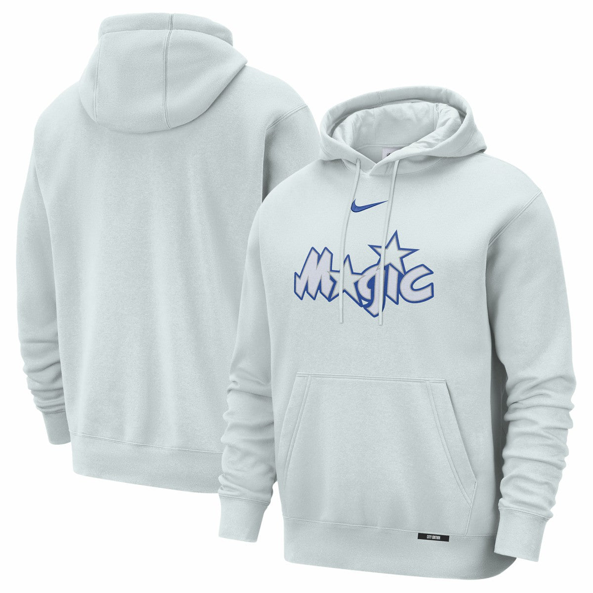 Orlando Magic 2025/26 City Edition Essential Remix Club Hoodie Silver - Nike