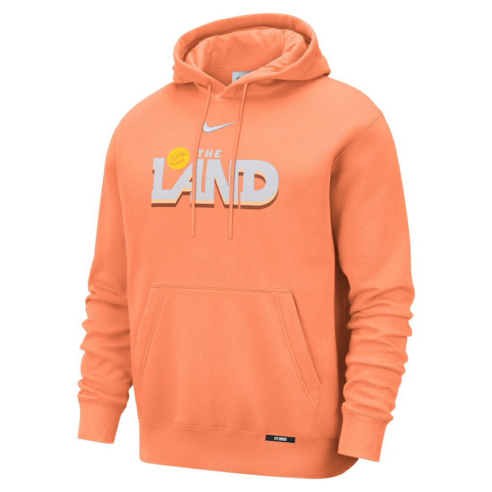 Cleveland Cavaliers 2025/26 City Edition Essential Remix Club Hoodie Orange - Nike
