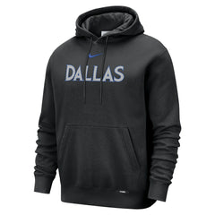 Dallas Mavericks 2025/26 City Edition Essential Remix Club Hoodie Black - Nike
