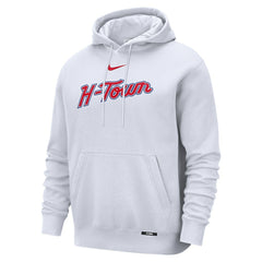 Houston Rockets 2025/26 City Edition Essential Remix Club Hoodie White - Nike