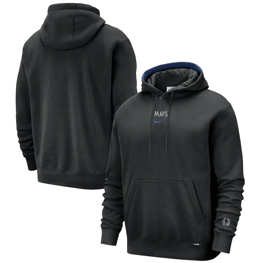 Dallas Mavericks 2025/26 City Edition Remix Premium Courtside Hoodie Black - Nike