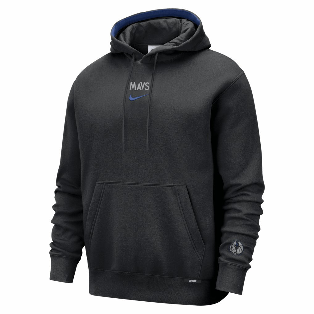 Dallas Mavericks 2025/26 City Edition Remix Premium Courtside Hoodie Black - Nike