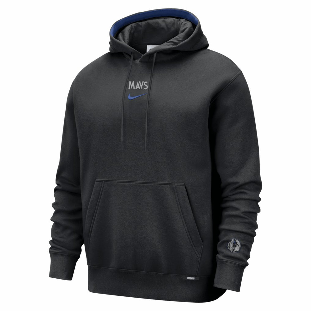 Dallas Mavericks 2025/26 City Edition Remix Premium Courtside Hoodie Black - Nike