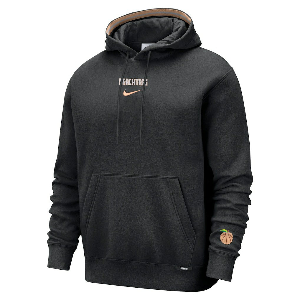 Atlanta Hawks 2025/26 City Edition Courtside Remix Premium Hoodie Black - Nike