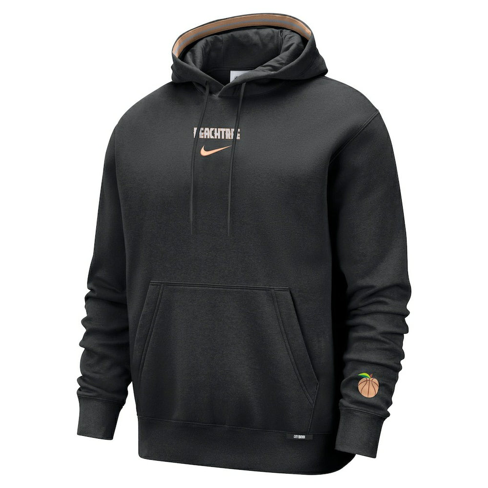 Atlanta Hawks 2025/26 City Edition Courtside Remix Premium Hoodie Black - Nike