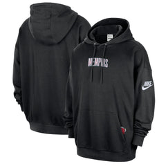 Memphis Grizzlies Classic Edition Hardwood Classics Premium Club Heavyweight Fleece Hoodie Black - Nike