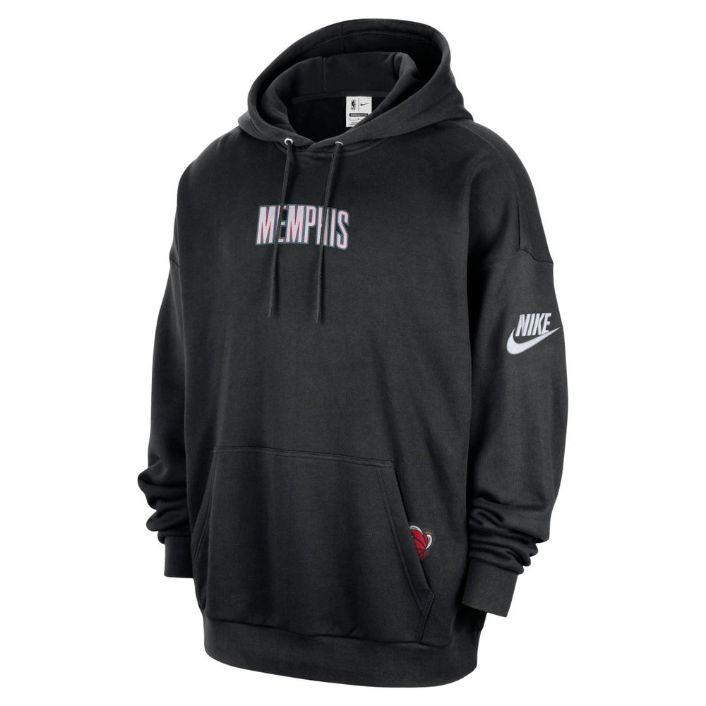 Memphis Grizzlies Classic Edition Hardwood Classics Premium Club Heavyweight Fleece Hoodie Black - Nike