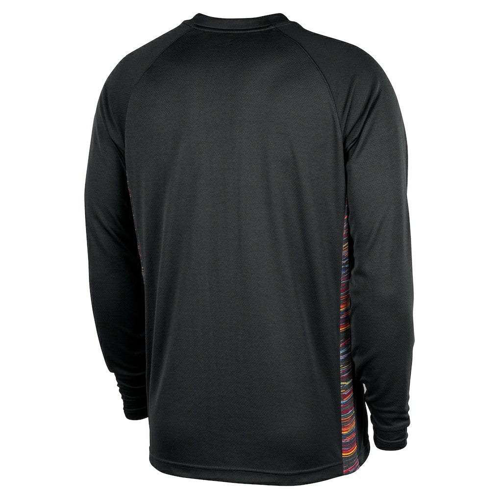 Brooklyn Nets 2025/26 City Edition Authentic Pregame Dri-FIT Long Sleeve Shooting T-Shirt Black - Nike