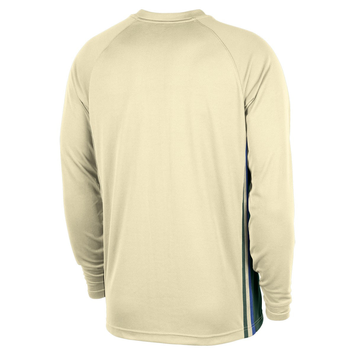 Milwaukee Bucks 2025/26 City Edition Authentic Pregame Dri-FIT Long Sleeve Shooting T-Shirt Cream - Nike