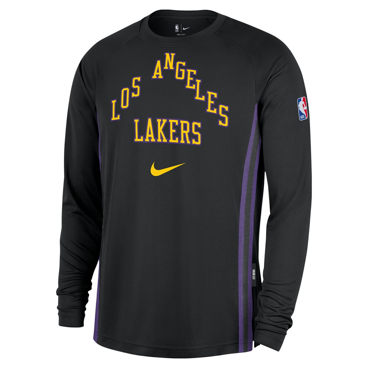 Los Angeles Lakers 2025/26 City Edition Authentic Pregame Dri-FIT Long Sleeve Shooting T-Shirt Black - Nike outlet