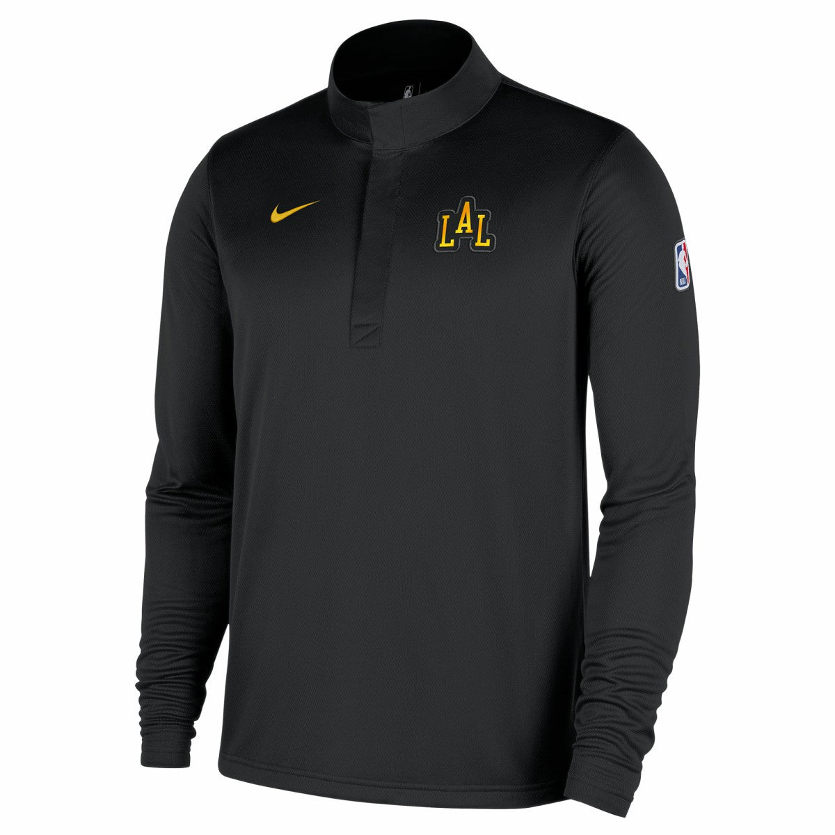 Los Angeles Lakers 2025/26 City Edition Remix Authentic Coaches Dri-FIT Half-Zip Pullover Black - Nike