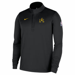 Los Angeles Lakers 2025/26 City Edition Remix Authentic Coaches Dri-FIT Half-Zip Pullover Black - Nike