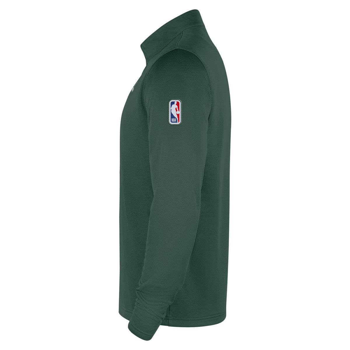 Milwaukee Bucks 2025/26 City Edition Remix Authentic Coaches Dri-FIT Half-Zip Top Hunter Green - Nike