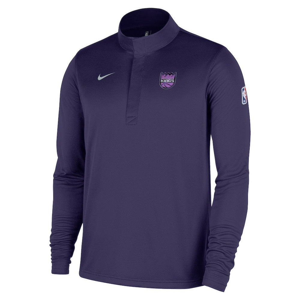 Sacramento Kings 2025/26 City Edition Remix Authentic Coaches Dri-FIT Half-Zip Top Purple - Nike
