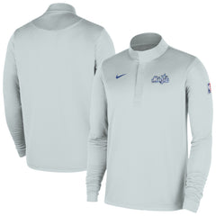 Orlando Magic 2025/26 City Edition Remix Authentic Coaches Dri-FIT Half-Zip Top Silver - Nike