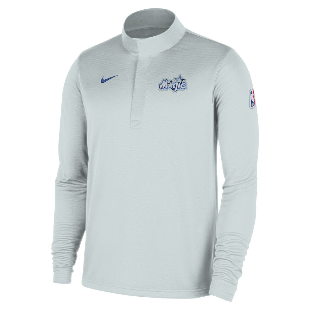 Orlando Magic 2025/26 City Edition Remix Authentic Coaches Dri-FIT Half-Zip Top Silver - Nike