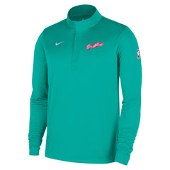 San Antonio Spurs 2025/26 City Edition Remix Authentic Coaches Dri-FIT Half-Zip Top Green - Nike