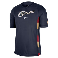 Cleveland Cavaliers Classic Edition Hardwood Classics Authentic Game Shooting T-Shirt Navy - Nike outlet