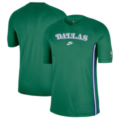 Dallas Mavericks Classic Edition Hardwood Classics Authentic Game Shooting T-Shirt Green - Nike