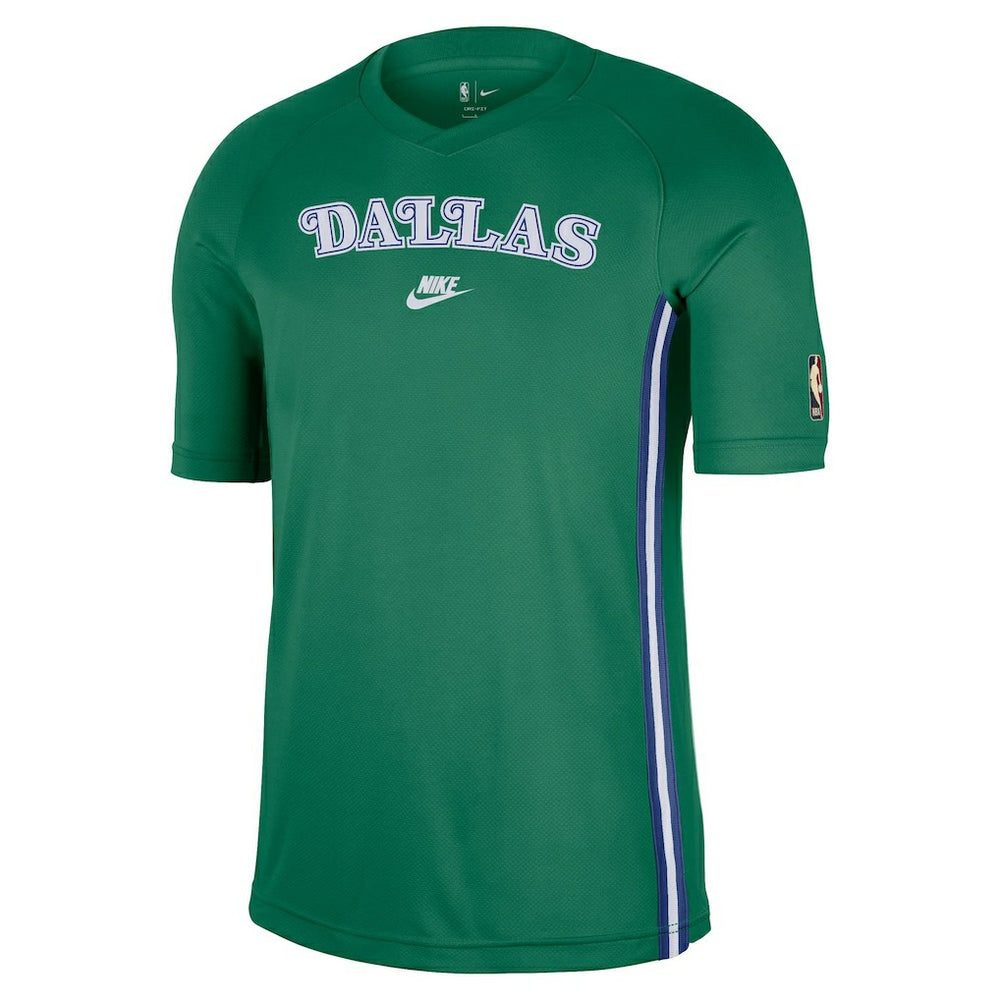 Dallas Mavericks Classic Edition Hardwood Classics Authentic Game Shooting T-Shirt Green - Nike