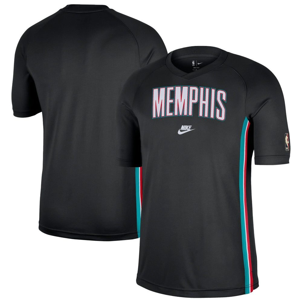Memphis Grizzlies Classic Edition Hardwood Classics Authentic Game Shooting Dri-FIT Raglan T-Shirt Black - Nike