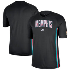 Memphis Grizzlies Classic Edition Hardwood Classics Authentic Game Shooting Dri-FIT Raglan T-Shirt Black - Nike