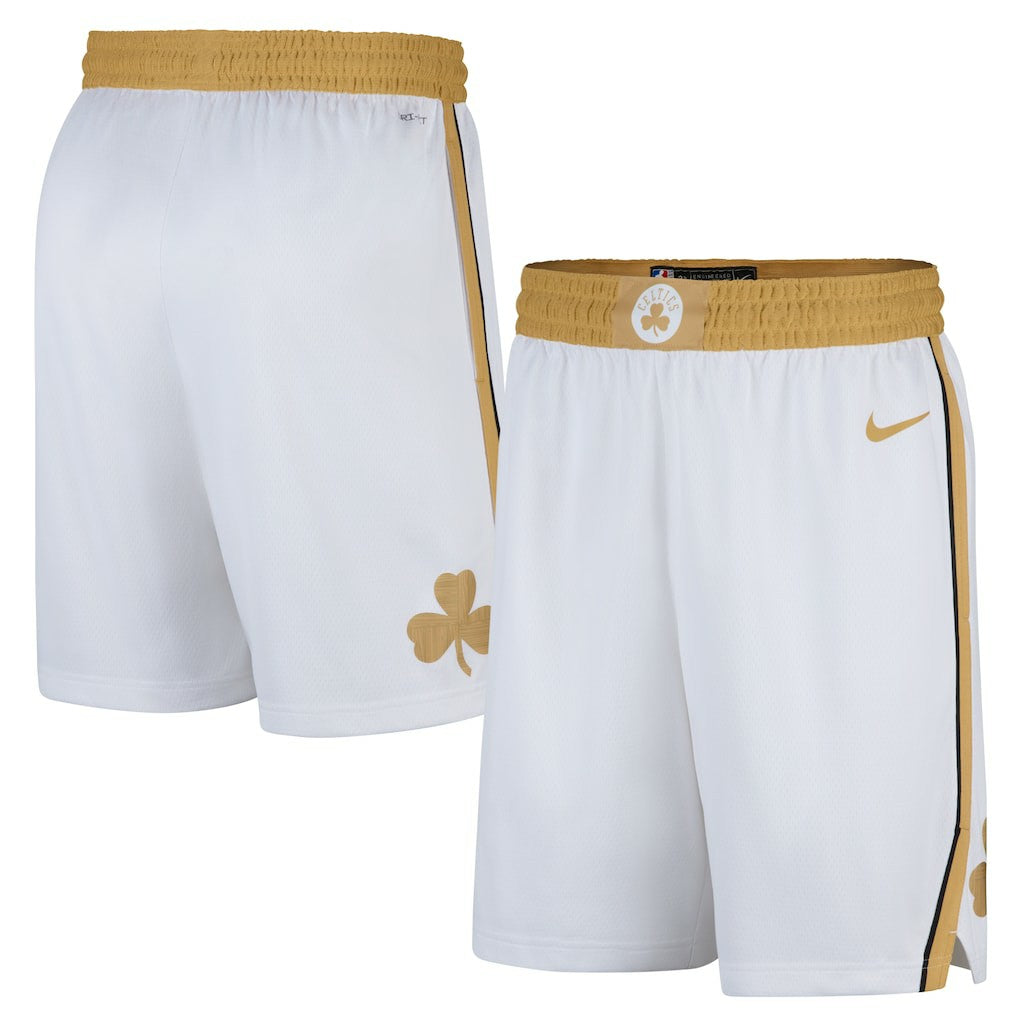 Boston Celtics 2025/26 City Edition Remix Dri-FIT Swingman Shorts White - Nike
