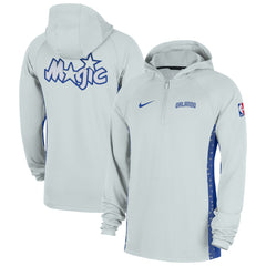 Orlando Magic 2025/26 City Edition Remix Authentic On-Court Quarter-Zip Dri-FIT Hooded Jacket Silver - Nike