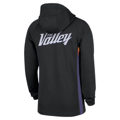 Phoenix Suns 2025/26 City Edition Remix Authentic On-Court Quarter-Zip Dri-FIT Hooded Jacket Black - Nike