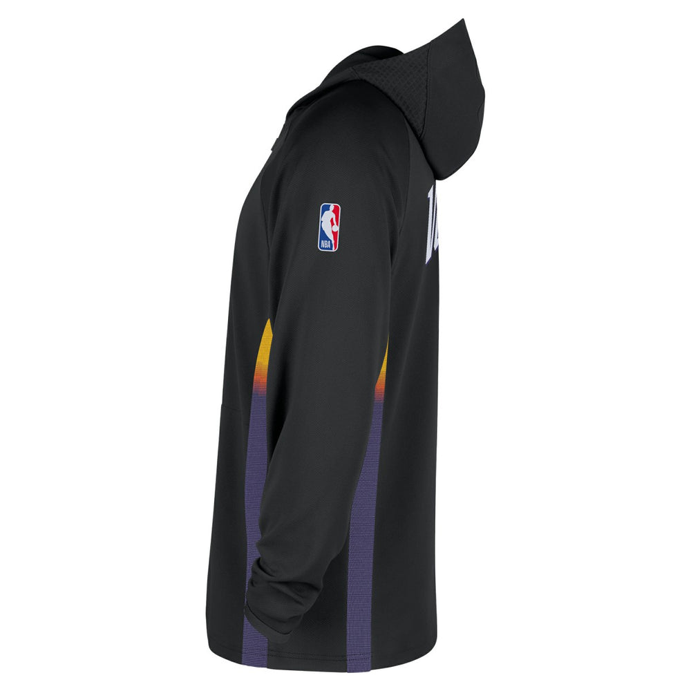 Phoenix Suns 2025/26 City Edition Remix Authentic On-Court Quarter-Zip Dri-FIT Hooded Jacket Black - Nike