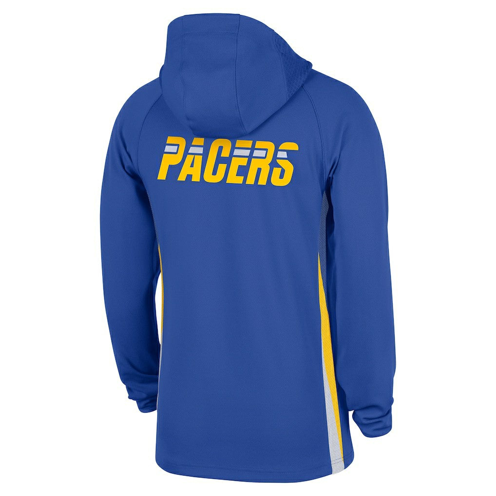 Indiana Pacers 2025/26 City Edition Remix Authentic On-Court Quarter-Zip Dri-FIT Hooded Jacket Blue - Nike