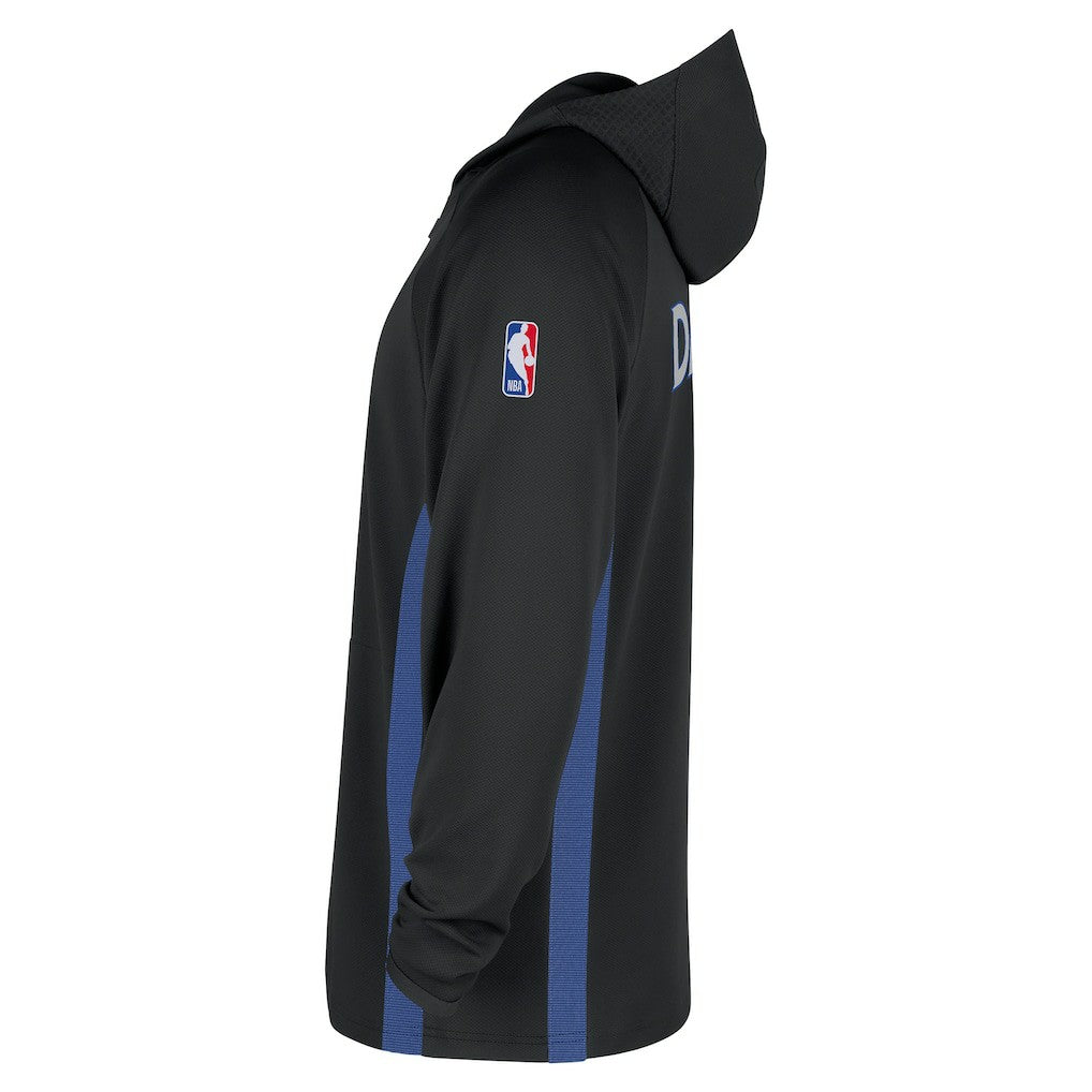 Dallas Mavericks 2025/26 City Edition Remix Authentic On-Court Quarter-Zip Dri-FIT Hooded Jacket Black - Nike