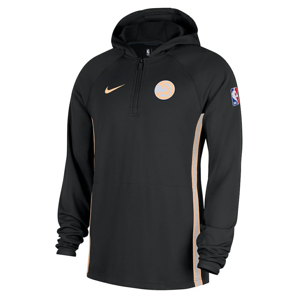 Atlanta Hawks 2025/26 City Edition Remix Authentic On-Court Quarter-Zip Dri-FIT Hooded Jacket Black - Nike
