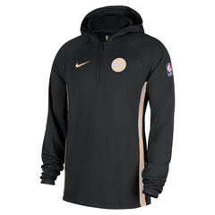 Atlanta Hawks 2025/26 City Edition Remix Authentic On-Court Quarter-Zip Dri-FIT Hooded Jacket Black - Nike
