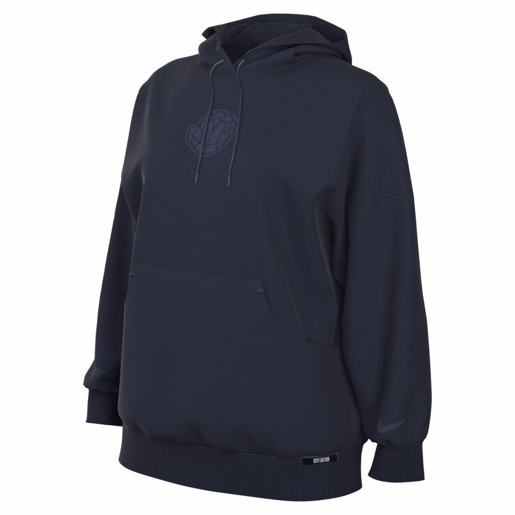 Memphis Grizzlies Women's 2025/26 City Edition Remix Premium Fleece Hoodie Navy - Nike