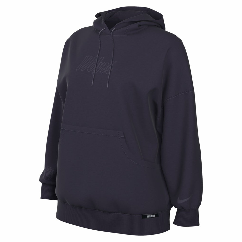 Minnesota Timberwolves Women's 2025/26 City Edition Remix Premium Fleece Hoodie Purple - Nike