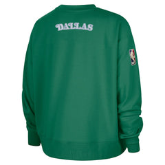 Dallas Mavericks Women's Classic Edition Hardwood Classics Premium Phoenix Fleece Sweatshirt Green - Nike