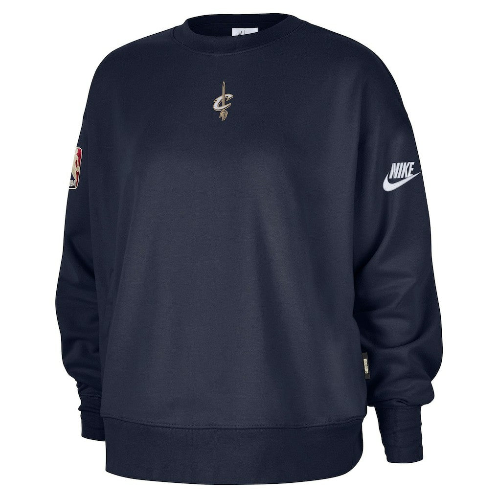 Cleveland Cavaliers Women's Classic Edition Hardwood Classics Premium Phoenix Fleece Sweatshirt Navy - Nike