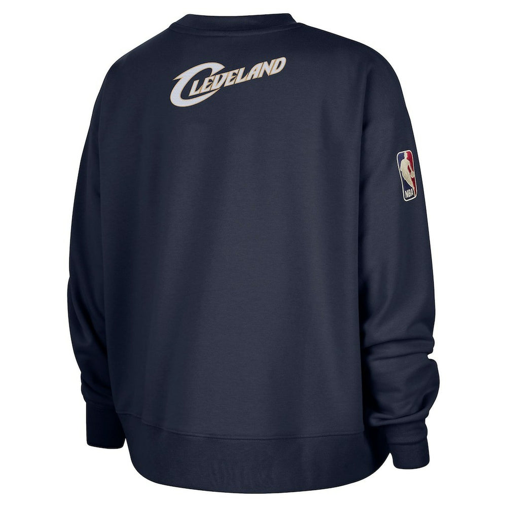 Cleveland Cavaliers Women's Classic Edition Hardwood Classics Premium Phoenix Fleece Sweatshirt Navy - Nike