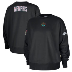Memphis Grizzlies Women's Classic Edition Hardwood Classics Premium Phoenix Fleece Sweatshirt Black - Nike