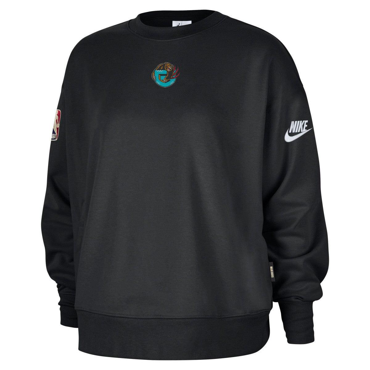 Memphis Grizzlies Women's Classic Edition Hardwood Classics Premium Phoenix Fleece Sweatshirt Black - Nike
