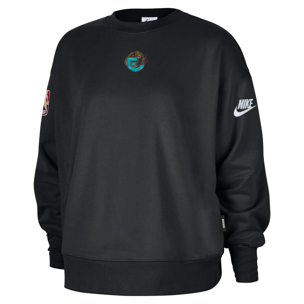 Memphis Grizzlies Women's Classic Edition Hardwood Classics Premium Phoenix Fleece Sweatshirt Black - Nike
