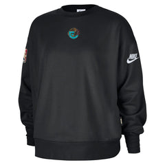 Memphis Grizzlies Women's Classic Edition Hardwood Classics Premium Phoenix Fleece Sweatshirt Black - Nike