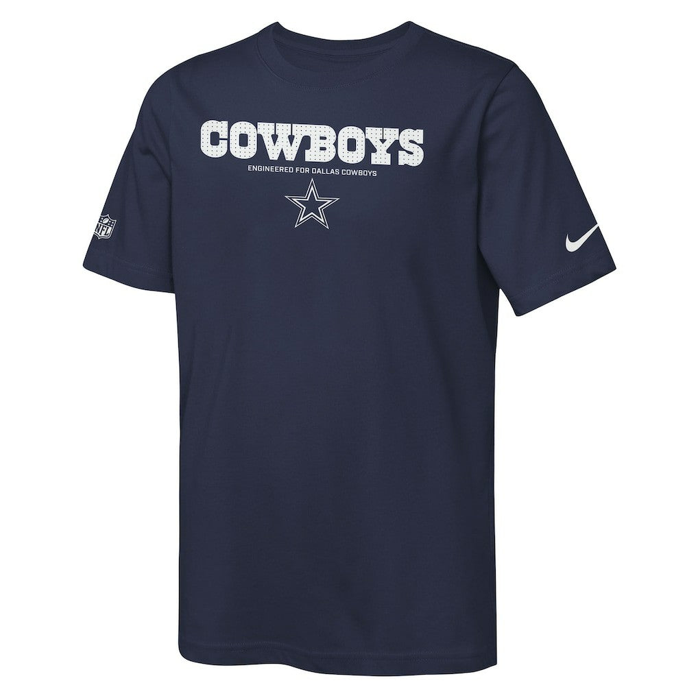 Dallas Cowboys Youth Sideline Team Issue T-Shirt - Navy T-shirts