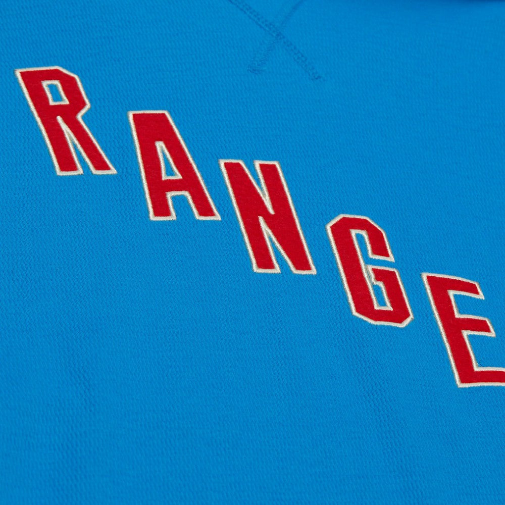 New York Rangers Centennial Lightweight Thermal Hoodie - Blue/White | US 202936277