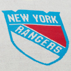 New York Rangers Mitchell & Ness Centennial Retro Logo Sweater - Cream | US 202936278