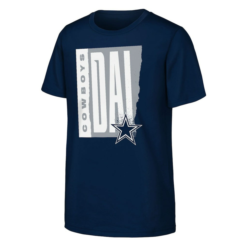 Dallas Cowboys Outerstuff Youth Tear It Up T-Shirt - Navy T-shirts