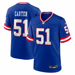 Abdul Carter New York Giants First Round Pick 2nd Alternate Game Jersey - Royal Jerseys
