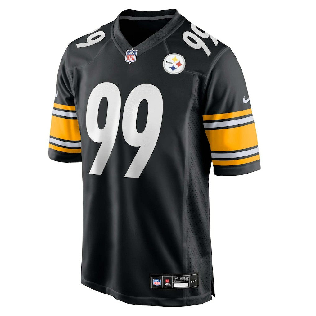 Derrick Harmon Pittsburgh Steelers 2025 NFL Draft First Round Pick Game Jersey - Black Jerseys