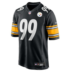 Derrick Harmon Pittsburgh Steelers 2025 NFL Draft First Round Pick Game Jersey - Black Jerseys